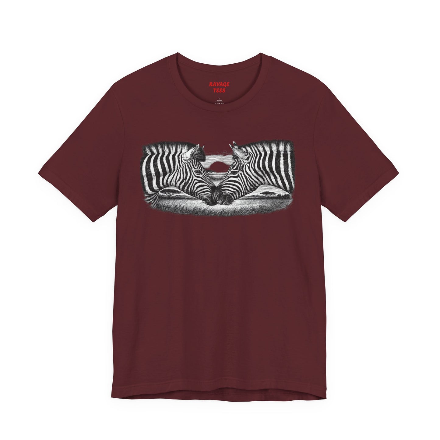 Zebra Heart Tee