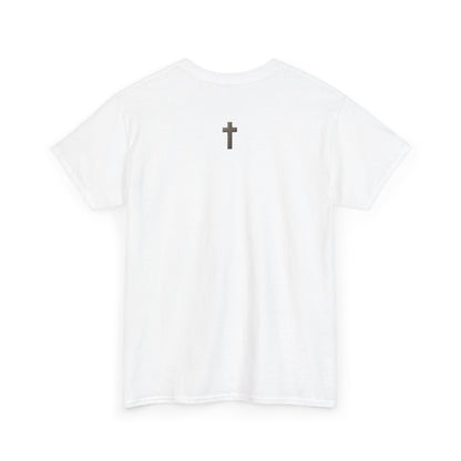 "Walk By Faith" Tee: Christian Bible Verse Unisex Heavy Cotton Shirt