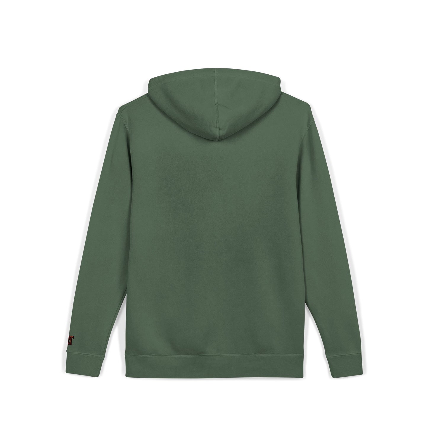 Shutt1eman Embroided Vintage Pigment Black-Dyed Hoodie
