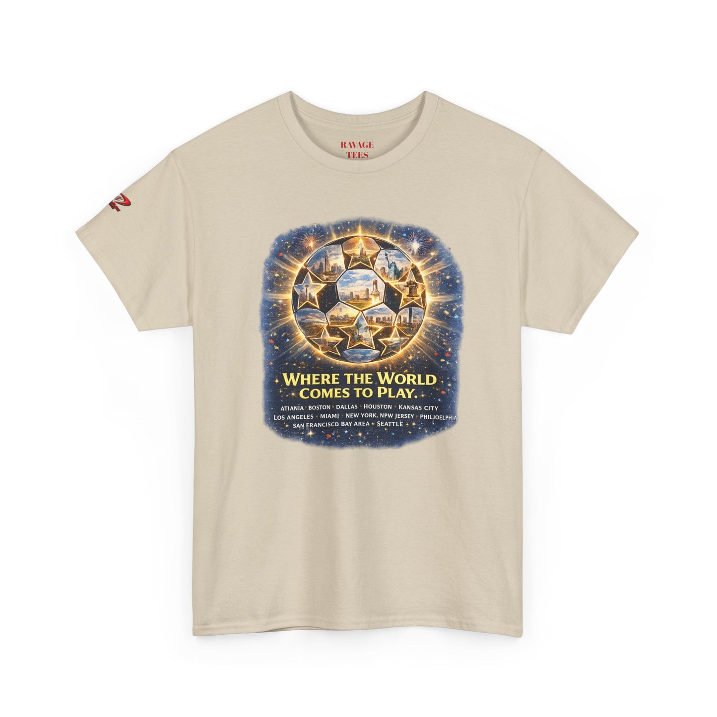 World Cup 2022 T-Shirt — "Where the World Comes to Play"