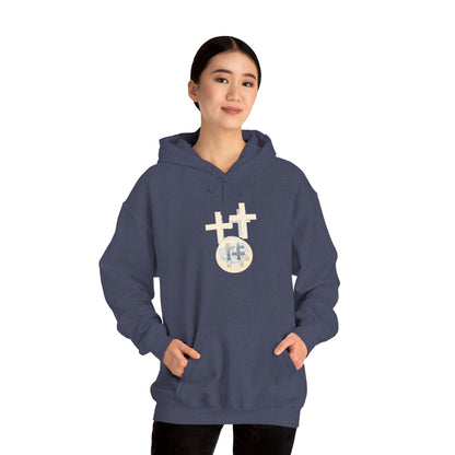 Calvary Cross Unisex Hoodie – Faith-Based Apparel, Christian Symbol Tee, Everyday Casual Wear, Inspirational Gift