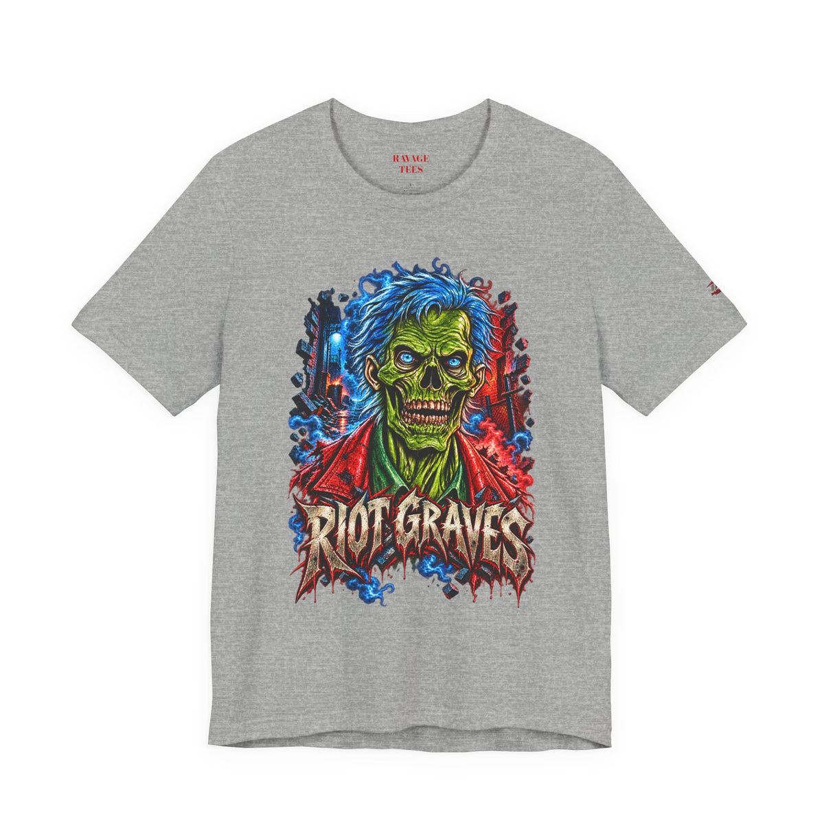 Riot Graves Skull Graphic Tee