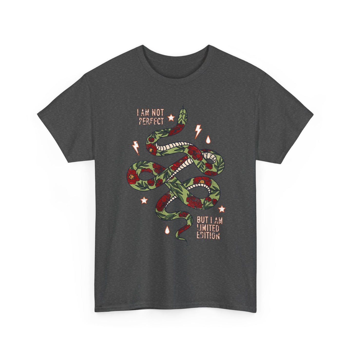 I Am Not Perfect Snake Design Shirt