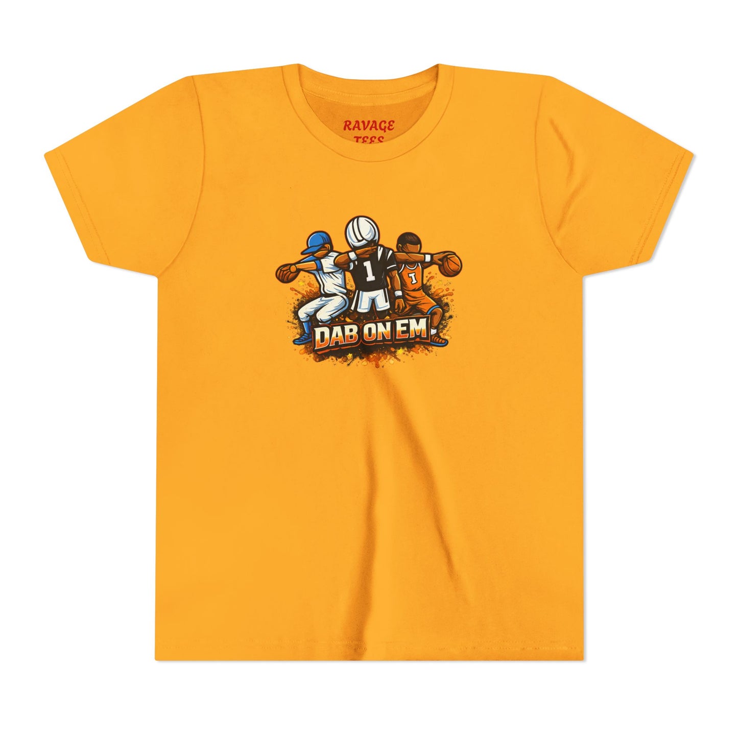 Youth Football Tee - 'Dab On Em' Kids Sports T-Shirt