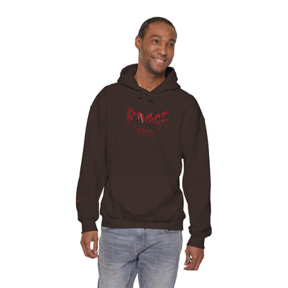 Black Tiger & Rose Graphic Hoodie