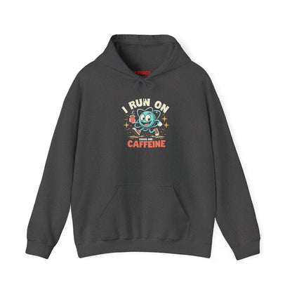 Caffeine Lover's Cozy Hoodie - Unisex Heavy Blend, Gifts for Coffee Enthusiasts, Comfy Sweater for All Occasions, Cute, Fun Design