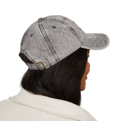 WALK BY FAITH NOT BY SIGHT--Vintage Faith Cap - Embroidered Hat