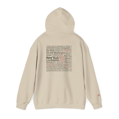 Unisex Hoodie - Rediscover the U.S. - Cozy Travel Apparel for Adventurers, Perfect for Gifts, Casual Wear, Explore America, Travel Memories