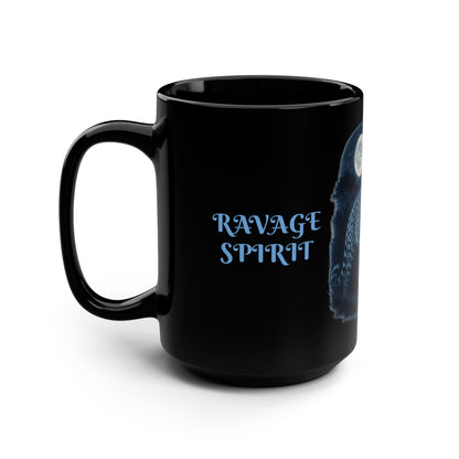 RAVAGE SPIRIT UNTAMED SOUL Black Leopard Mug