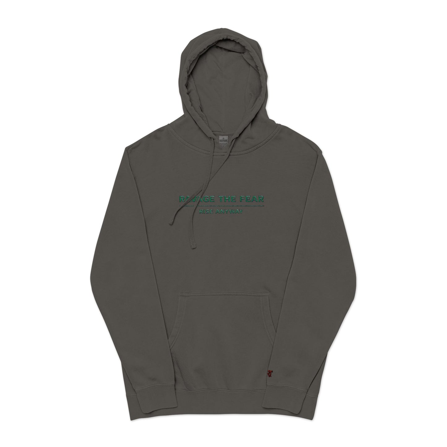 "Explore the Coast" Embroidered Pigment-Dyed Pullover