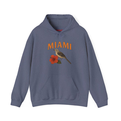 MIAMI THE 305 Unisex Hoodie – Cozy Sweatshirt, Casual Travel Souvenir, Relaxed Streetwear Gift for Nature & City Lovers