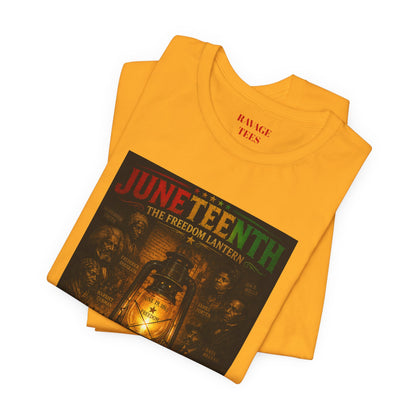 Juneteenth Lantern T-Shirt – "Light Reveals What History Tried to Hide"