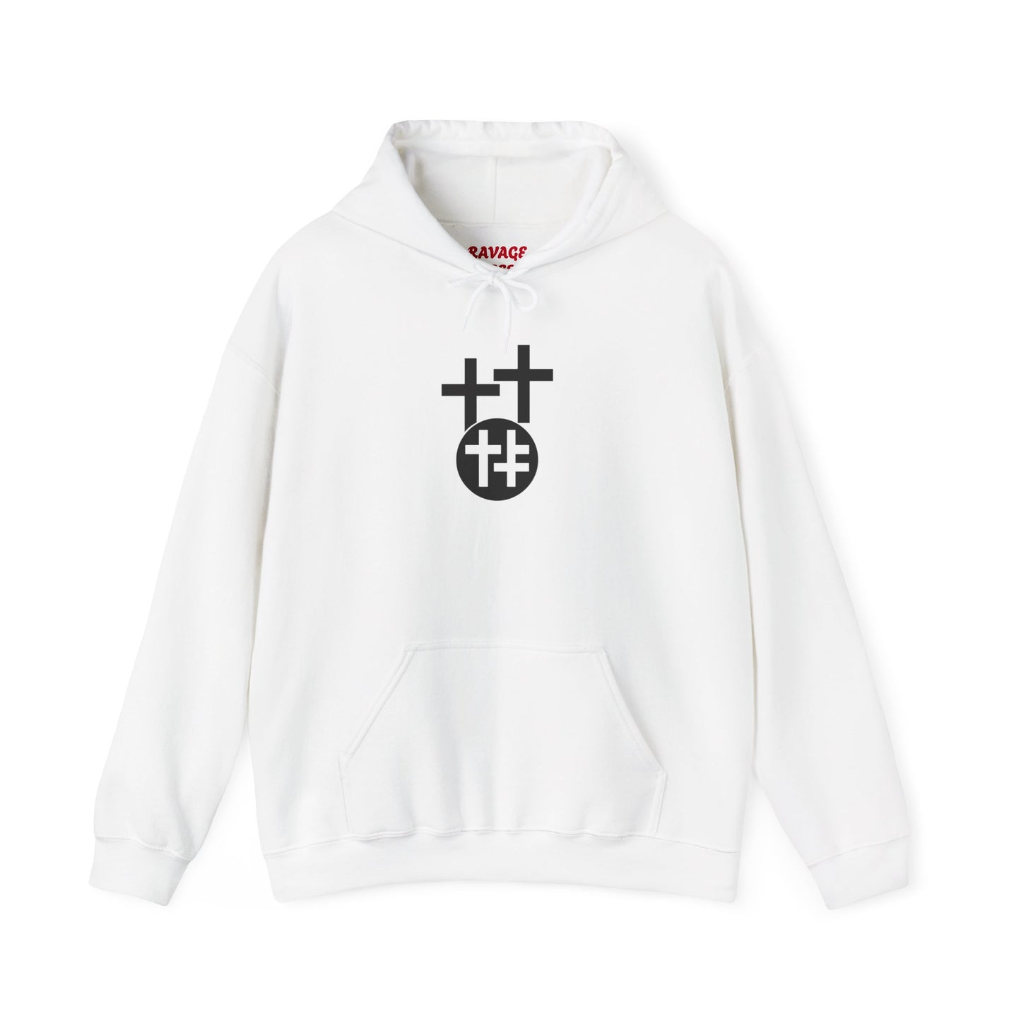 Calvary Cross Unisex Hoodie – Faith-Based Apparel, Christian Symbol Tee, Everyday Casual Wear, Inspirational Gift
