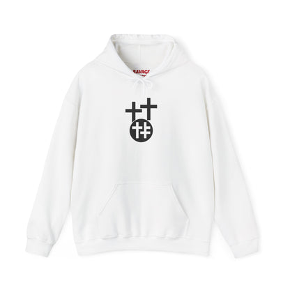 Calvary Cross Unisex Hoodie – Faith-Based Apparel, Christian Symbol Tee, Everyday Casual Wear, Inspirational Gift