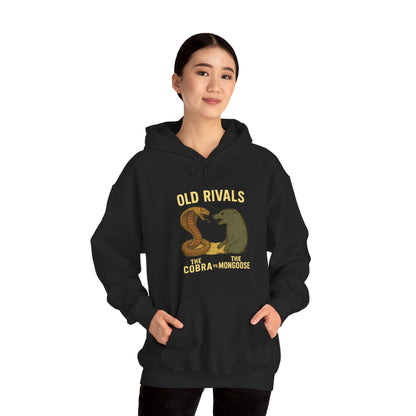 Old Rivals Graphic Hoodie, Unisex Heavy Blend™ Sweatshirt, Cozy Style, Best Gift for Friends, Casual Wear, Perfect for Fall and Winter