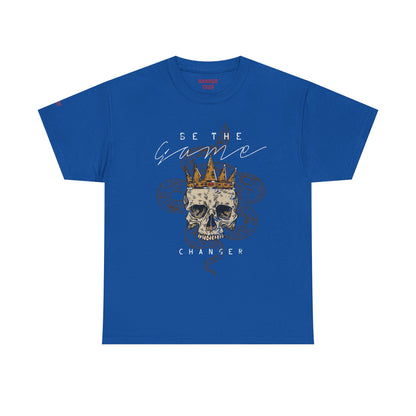 Be The Game Changer. Stylish Skull Graphic Tee for Casual Wear