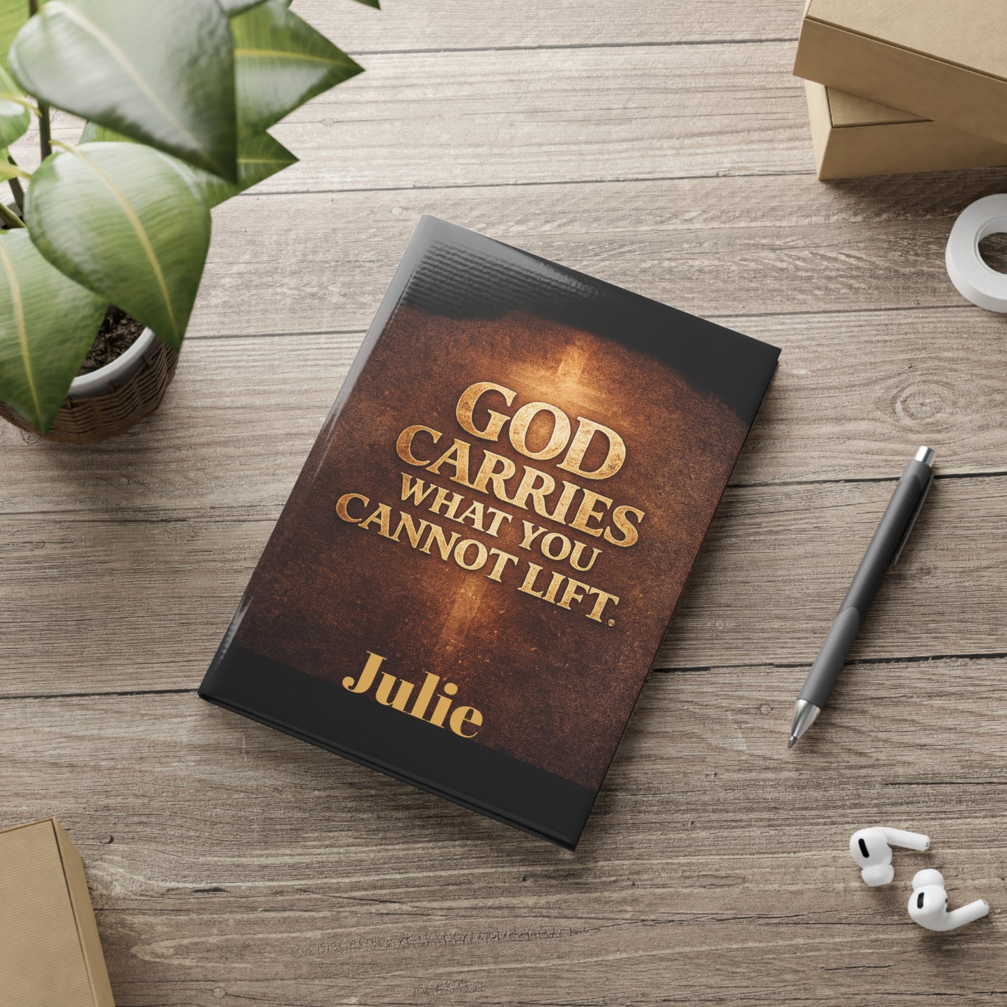 "God Carries What You Cannot Lift" Christian Journal
