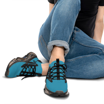 TURQOISE RAVAGE Men's Mesh Sneakers: Stylish Ultimate Comfort Athletic Shoes