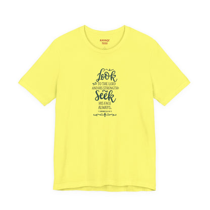 Seek His Guidance Tee: Inspirational Faith Quote Unisex T-Shirt