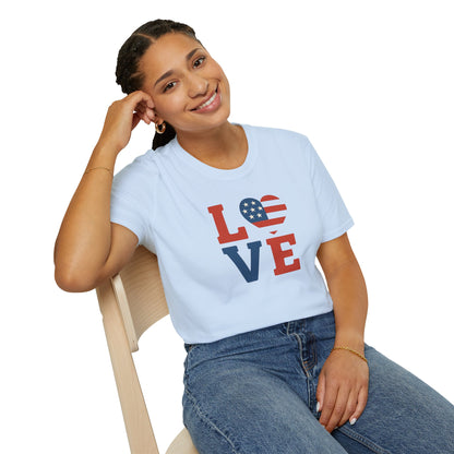 Soft Unisex Freedom & Love Graphic Tee | Gift & Daily Wear