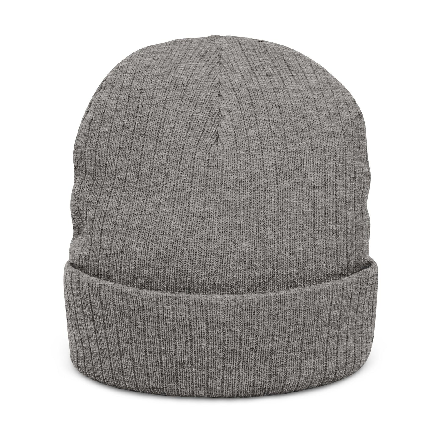 Embroidered Ribbed Beanie — SHUTTIEMAN EST 2001 Knit Hat