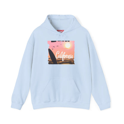 California Sunset Hoodie, Surfing Sweatshirt, Summer Vibes Apparel