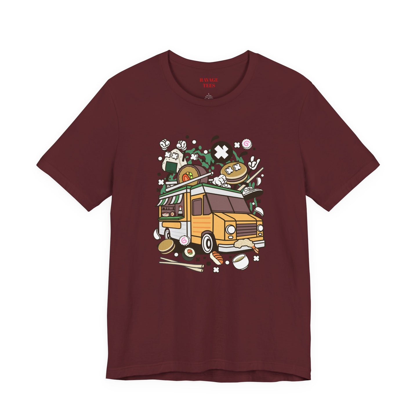 Cute Vintage Street Food Van Tee