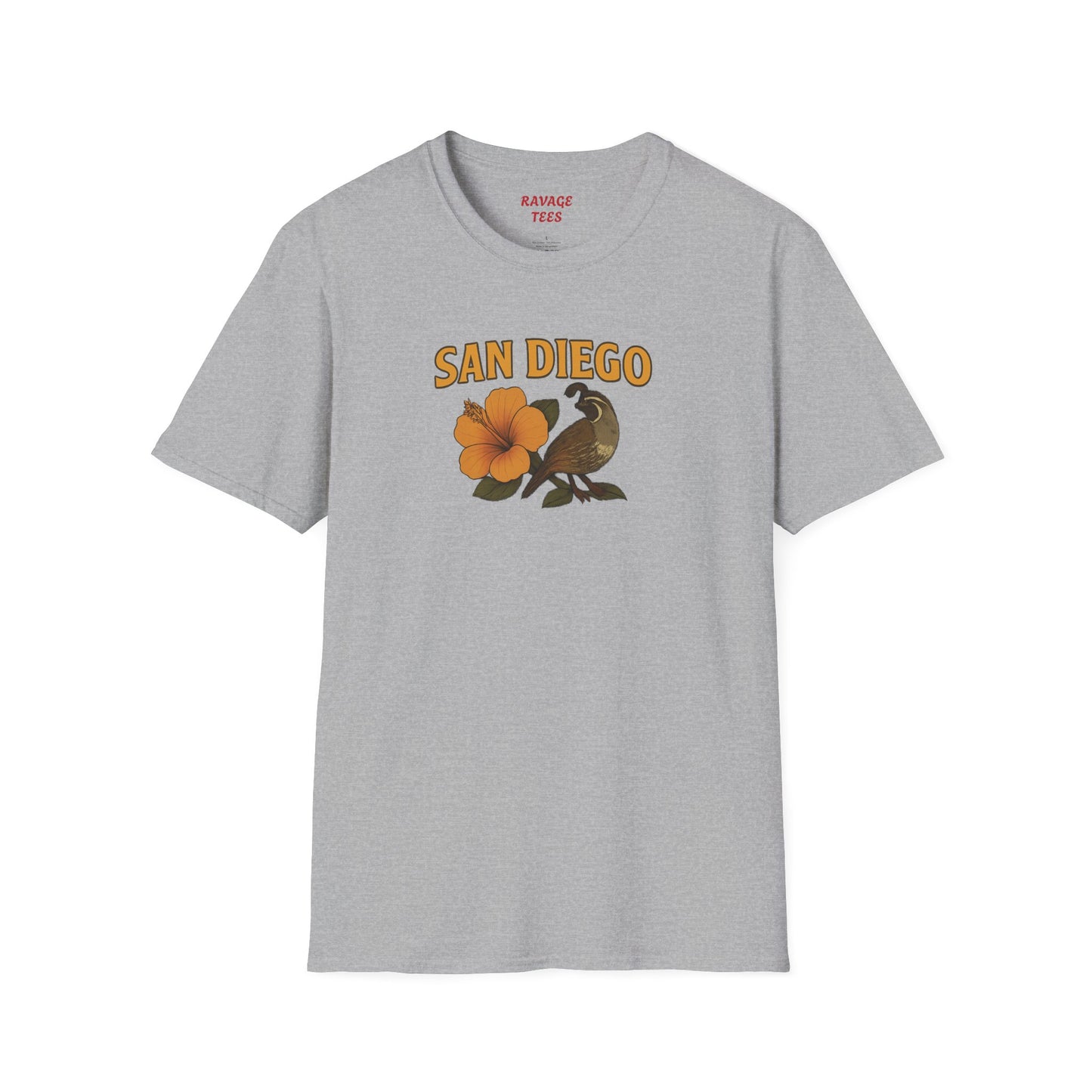 SAN DIEGO Vibes Unisex T-Shirt – Casual Summer Tee, Beachwear, Travel Outfit, Vacation Style, Gift for Him or Her