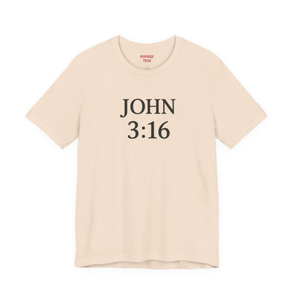 **JOHN 3:16 Faith-Inspired Unisex Tee