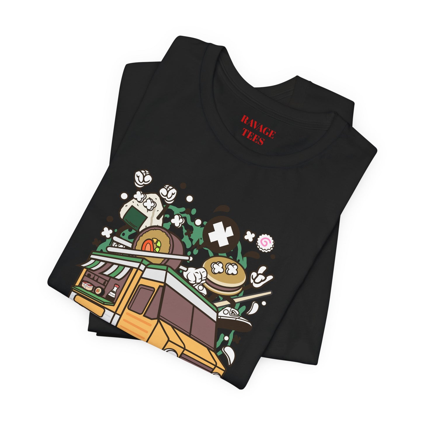 Cute Vintage Street Food Van Tee