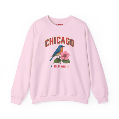 RAVAGE Chicago City Vibe Unisex Crewneck Sweatshirt