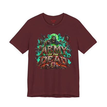 Army of the Dead Graphic T-Shirt – Neon Zombie Horror Tee