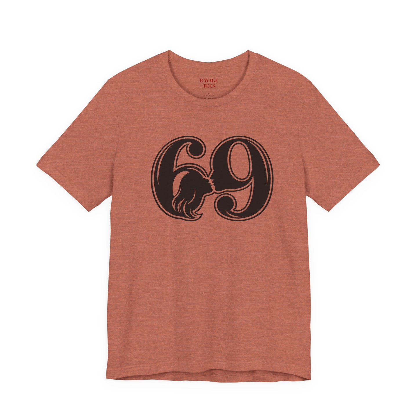 69 Retro Swirl Number Tee