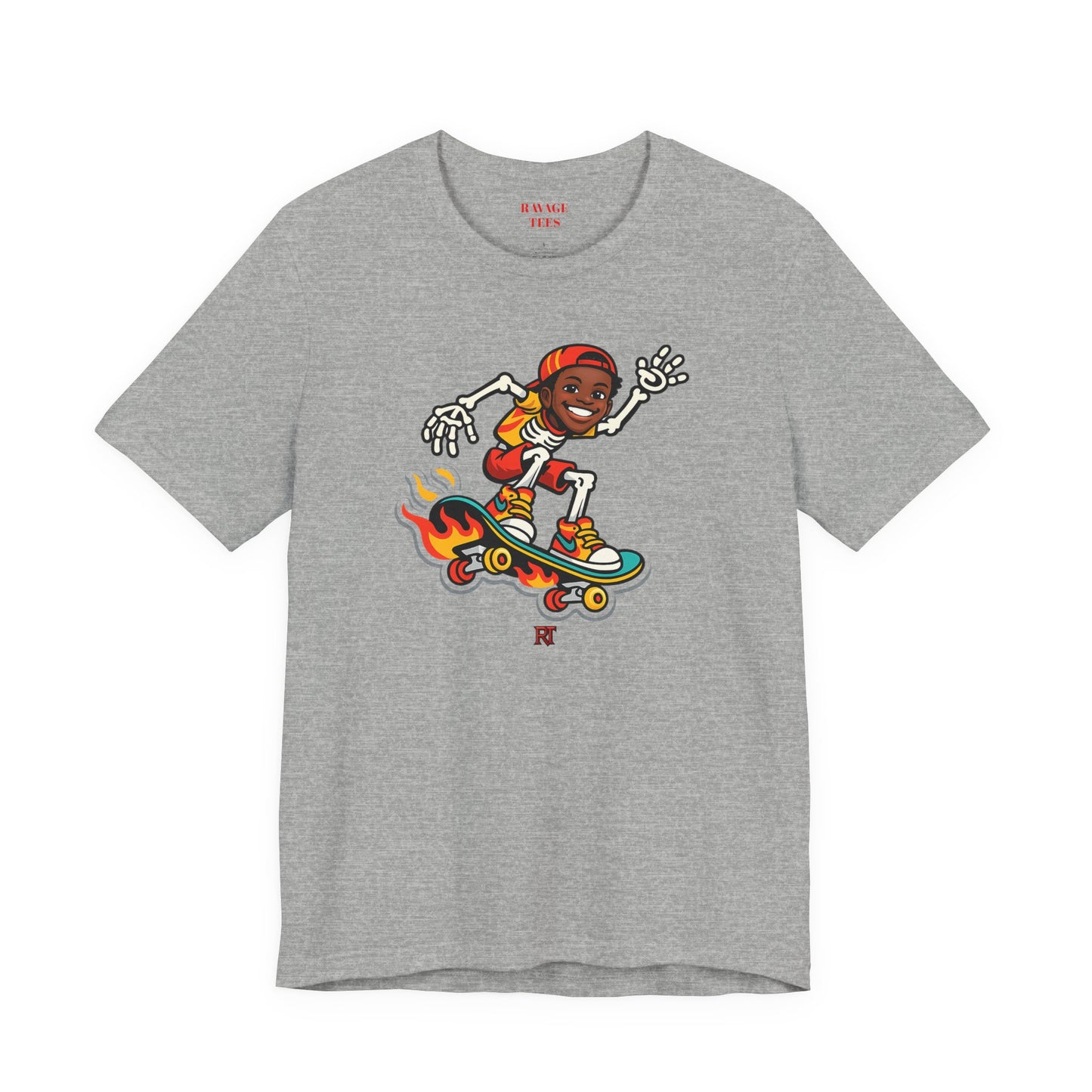 Skateboard Skeleton Tee