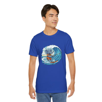 Surfing Elephant Unisex Tee