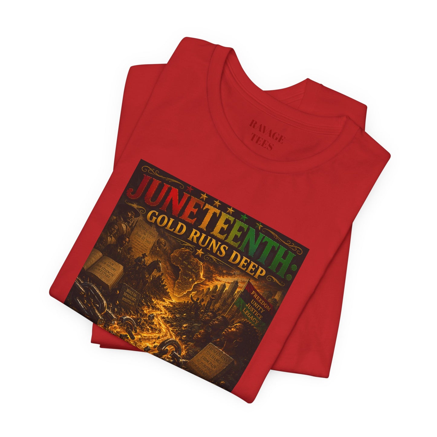 Juneteenth 'Gold Runs Deep' T-Shirt