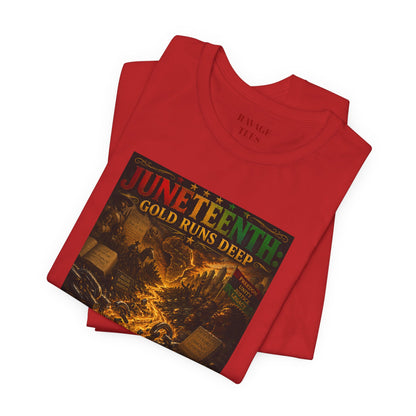 Juneteenth 'Gold Runs Deep' T-Shirt