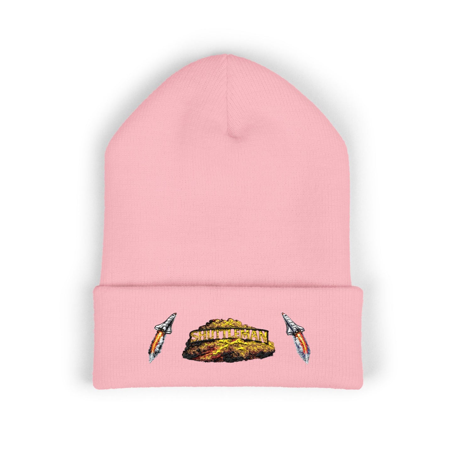 Shutt1eman Embroidered Beanie-- Cuffed Hat