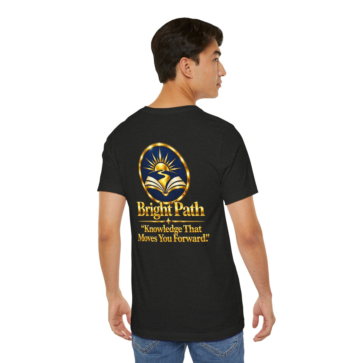 BrightPath Logo Tee — "Knowledge That Moves You Forward" T-Shirt