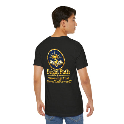 BrightPath Logo Tee — "Knowledge That Moves You Forward" T-Shirt