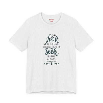 Seek His Guidance Tee: Inspirational Faith Quote Unisex T-Shirt