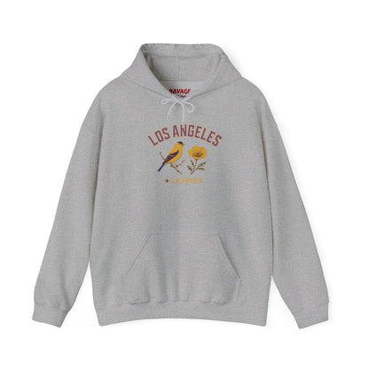 LOS ANGELES Vintage Hoodie | Retro Style Hooded Sweatshirt, Cozy Fall & Winter Wear, Travel Gift for Atlanta Lovers