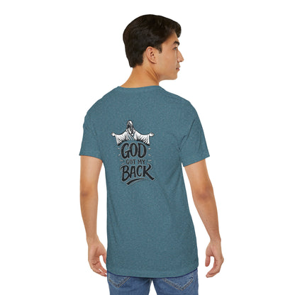 Faith Graphic Tee — 'God Got My Back' Christian T-Shirt