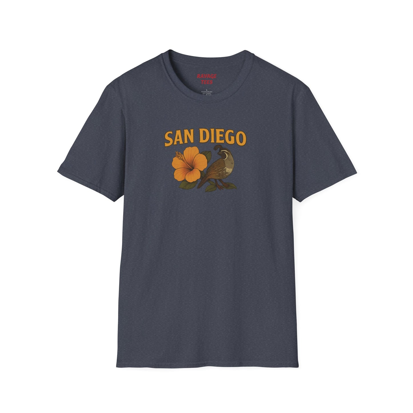 SAN DIEGO Vibes Unisex T-Shirt – Casual Summer Tee, Beachwear, Travel Outfit, Vacation Style, Gift for Him or Her