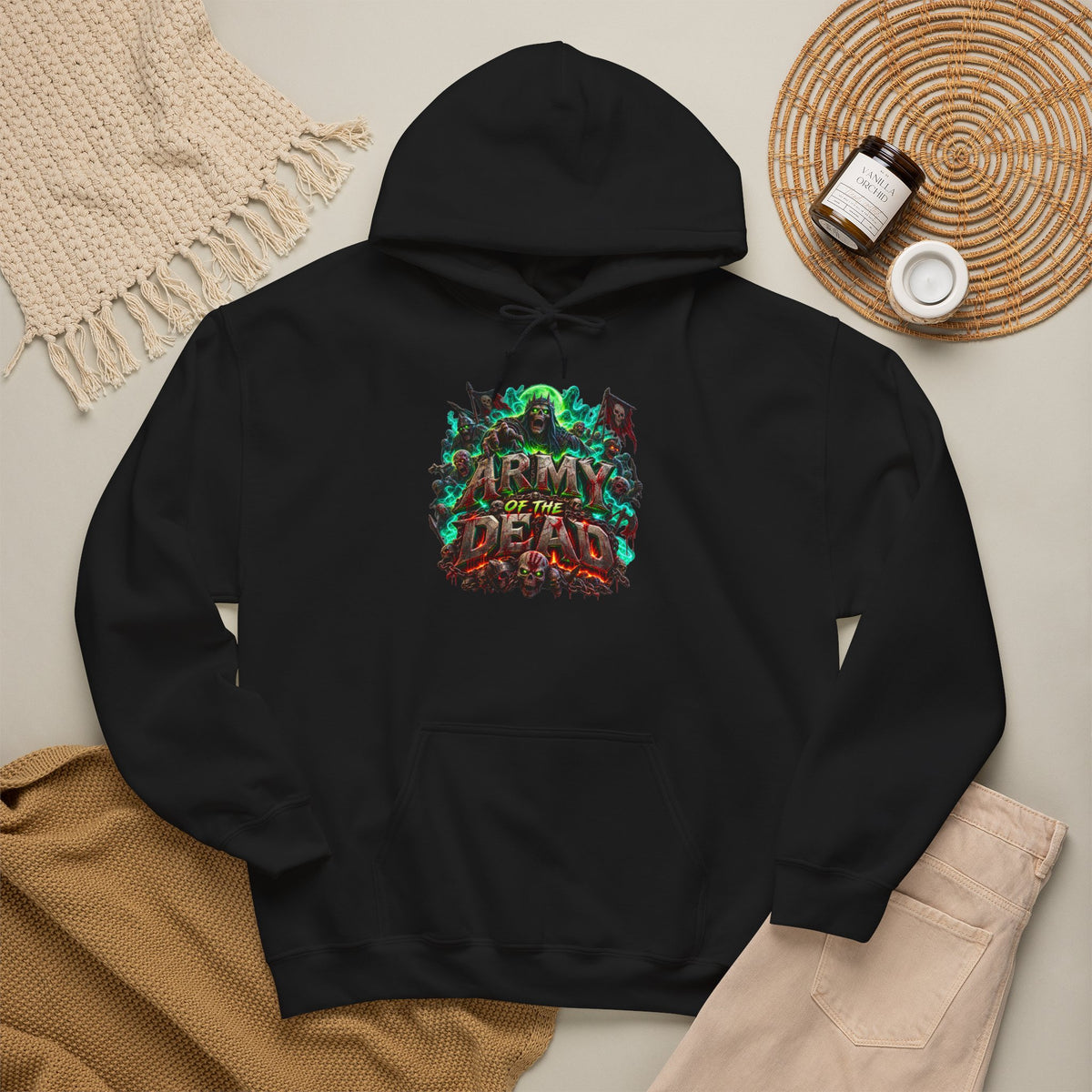 Army of the Dead Hoodie - Horror Zombie Graphic Pullover