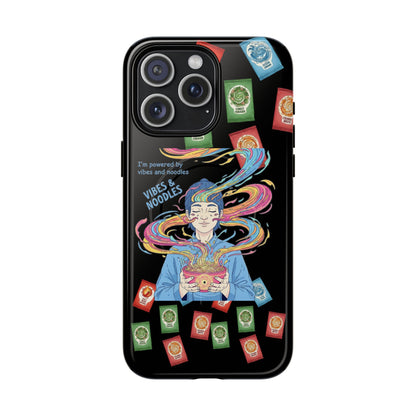 Noodle Lover Phone Case: Vibrant Cute Foodie Magnetic Anime Style