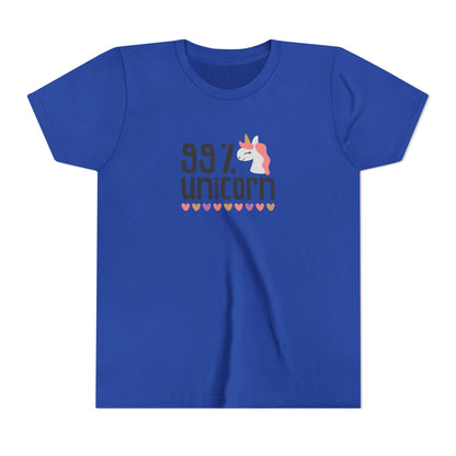 99% Unicorn Youth Tee - Fun & Whimsical Shirt for Kids