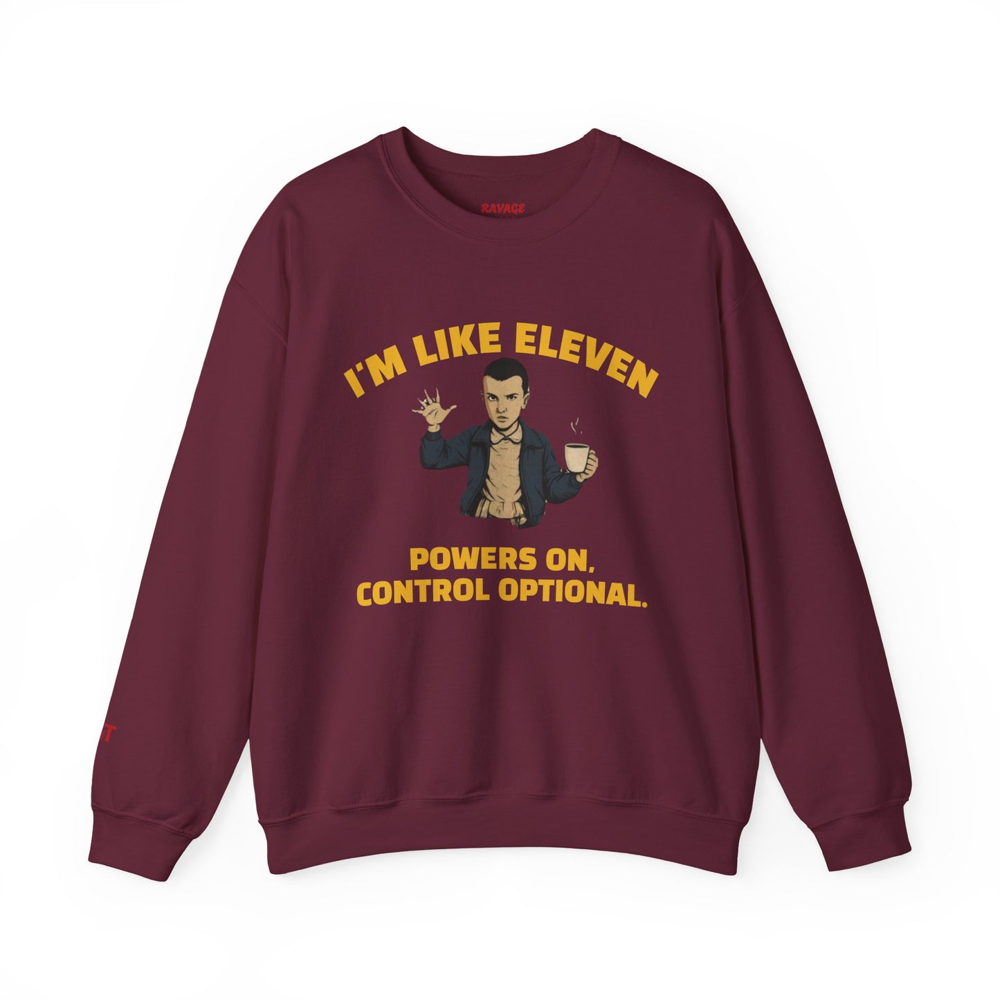 Funny Eleven Crewneck Sweatshirt, Unisex Gift, Gift for Nerds, Birthday Gift, Halloween Costume