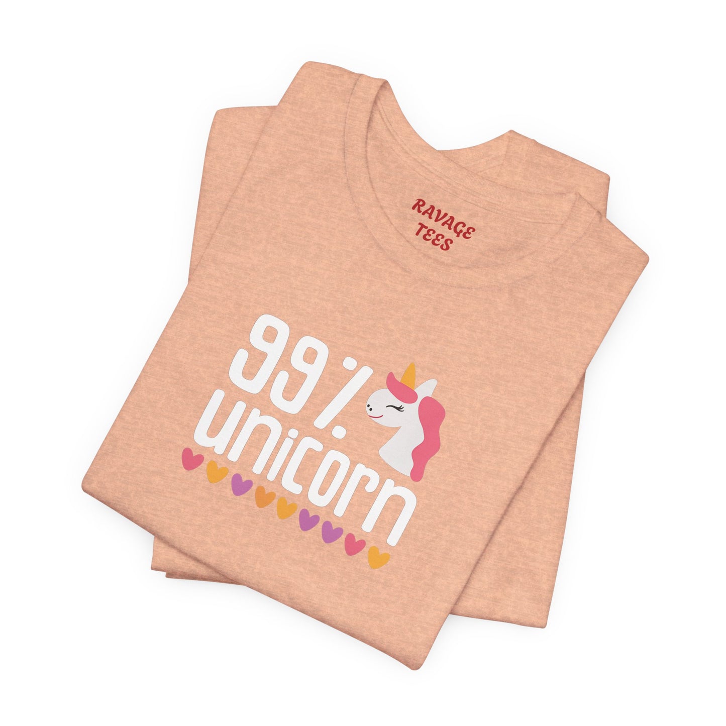 99% Unicorn Tee: Funny, Whimsical Graphic T-Shirt for All Ages