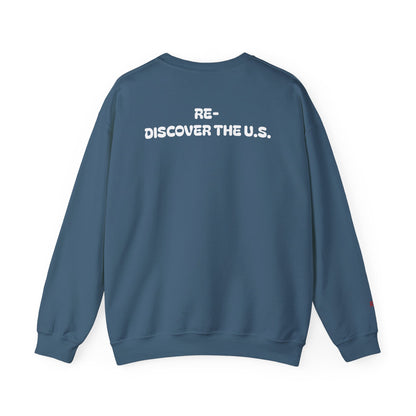 City Map Crewneck Sweatshirt, Cozy Urban Style for Travel Lovers or Travel Enthusiasts